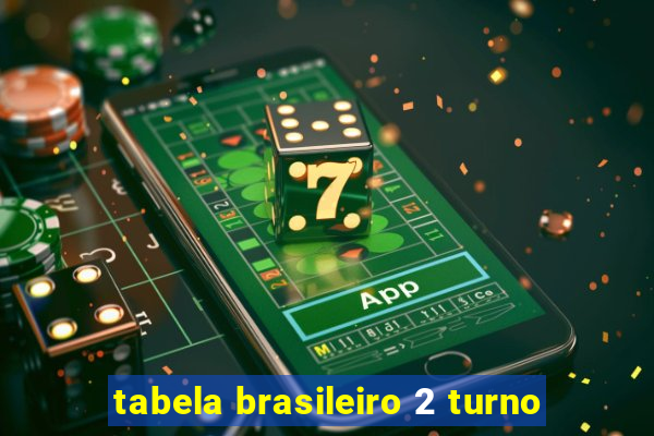 tabela brasileiro 2 turno